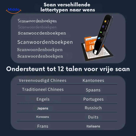 lexipen vertaler scan verschillende lettertypes en ondersteunt 12 talen www.middo.nl