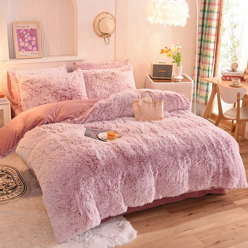 Teddy Fluffy Fleece Beddengoed Set | Warm & Extra Zacht
