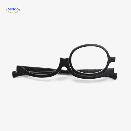 loopex bril inklapbare bril voor make up met eenzijdige lens www.middo.nl
