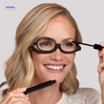 loopex bril mascara opbrengen met eenzijdige lensbril www.middo.nl