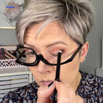 loopex bril oogschaduw aanbrengen met eenzijdige bril www.middo.nl