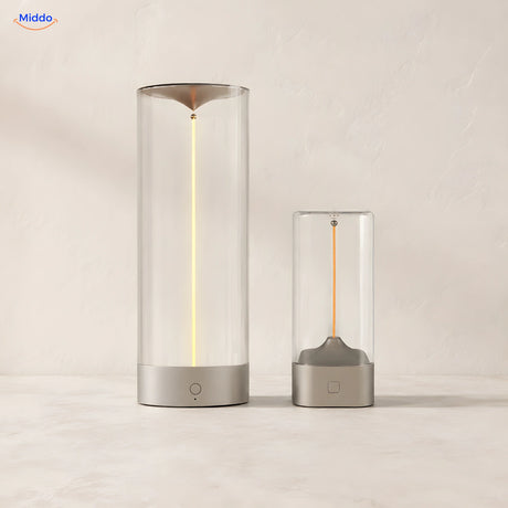 Luminex Premium van 24 cm naast Compact van 13,8 cm www.middo.nl