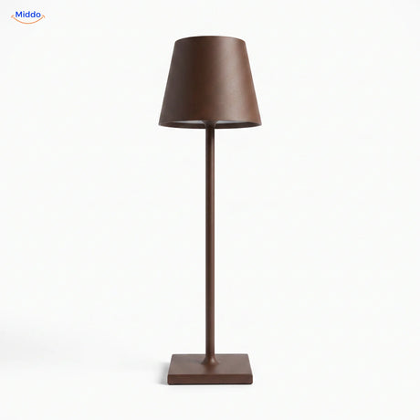 Lumiset oplaadbare tafellamp bruin dimbaar