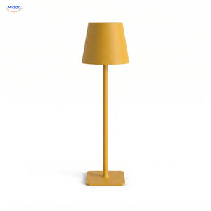Lumiset oplaadbare tafellamp geel dimbaar