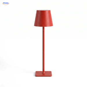 Lumiset oplaadbare tafellamp rood dimbaar