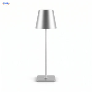 Lumiset oplaadbare tafellamp zilver dimbaar