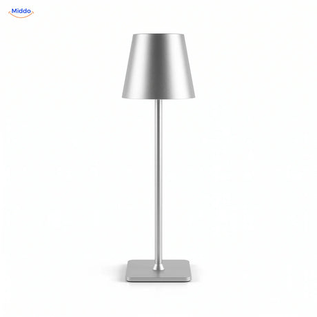 Lumiset oplaadbare tafellamp zilver dimbaar