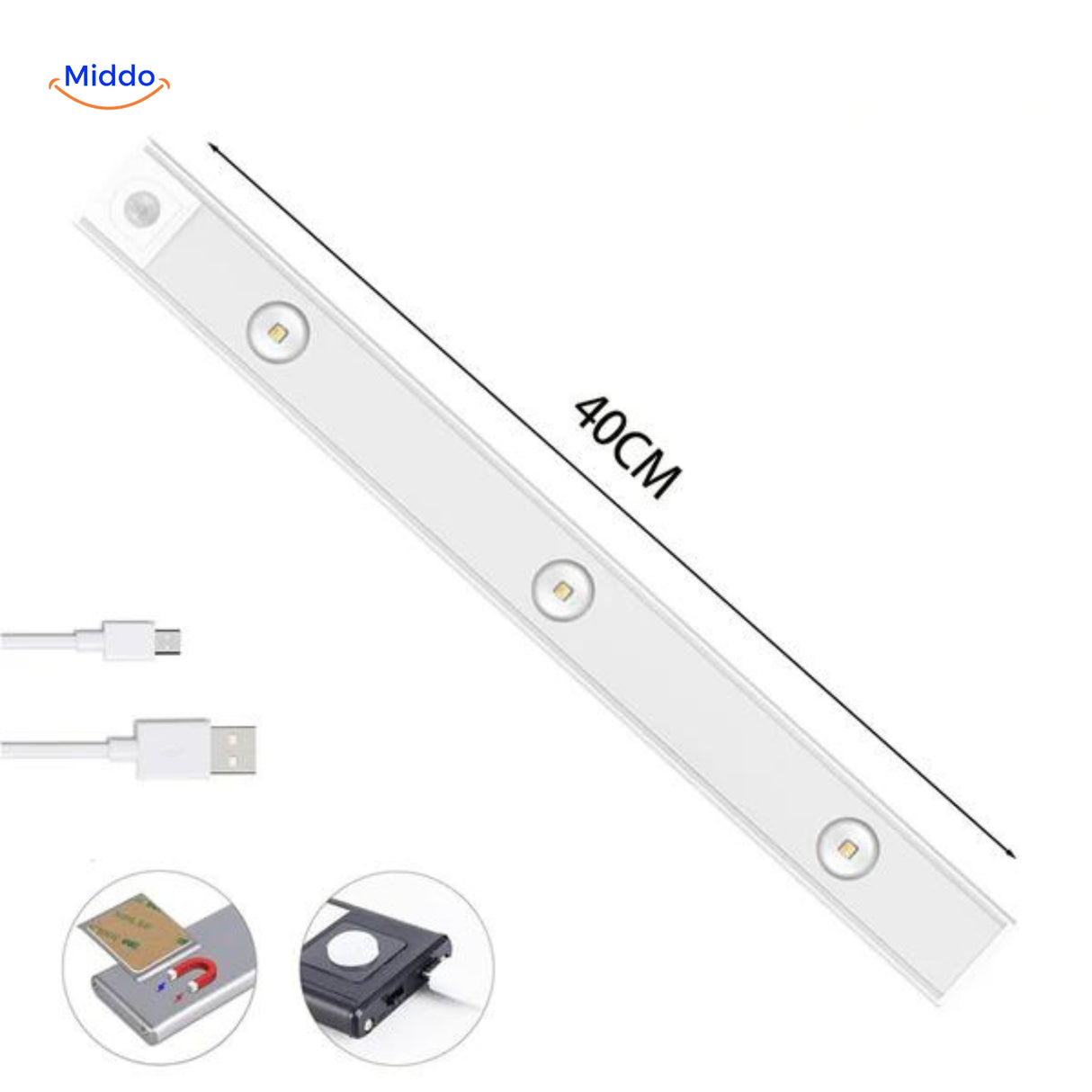 Lumitrack™ Usb Led Bewegingssensor 40 Cm