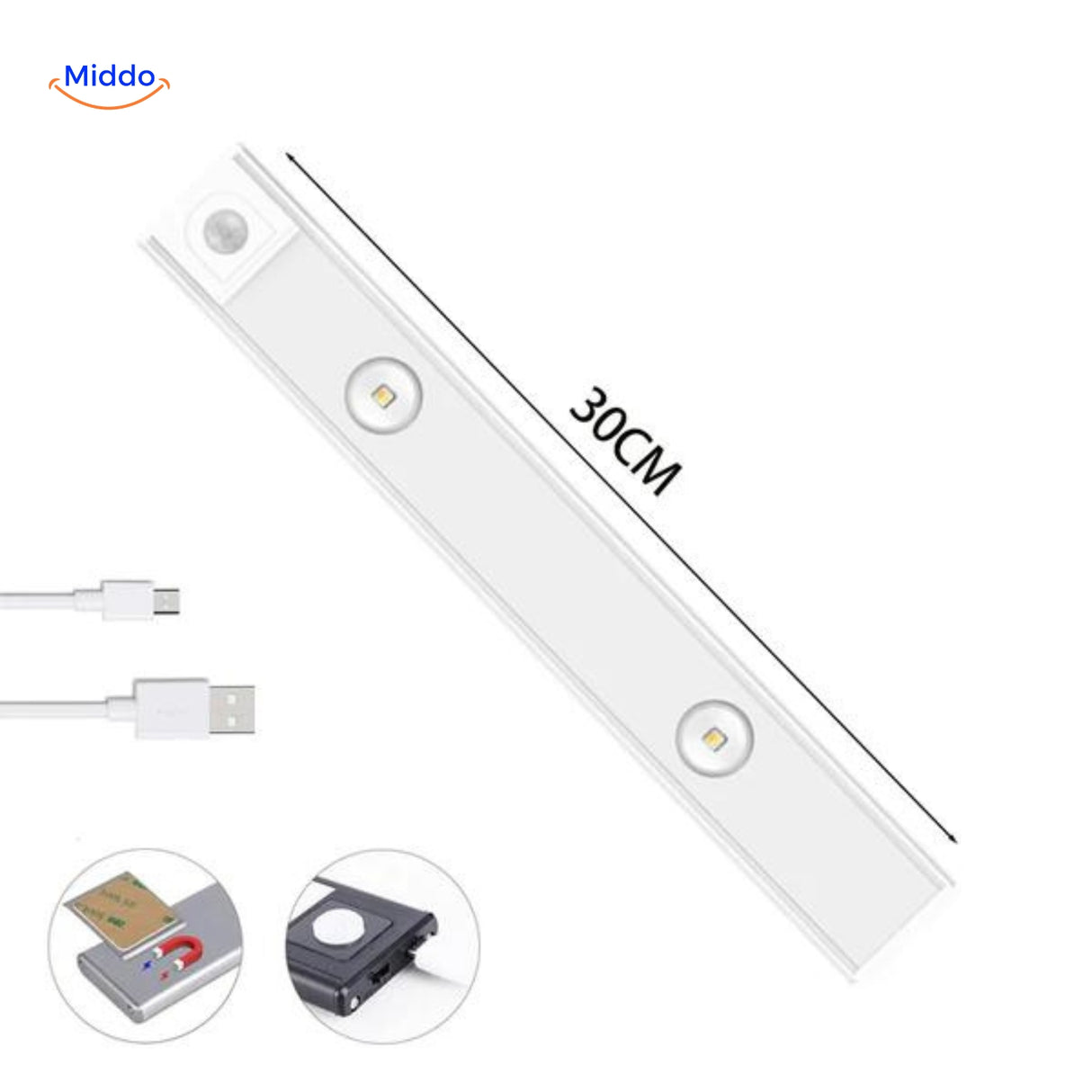 Lumitrack™ Usb Led Bewegingssensor 30 Cm