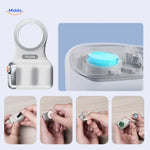 maggrip handle batterij inzet en bediening met led indicator www.middo.nl