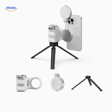 maggrip handle met statief voor stabiele content creatie www.middo.nl