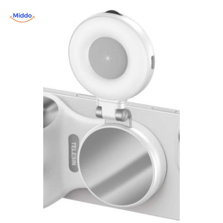 maggrip handle verlichtende ring met spiegel voor selfie ondersteuning www.middo.nl