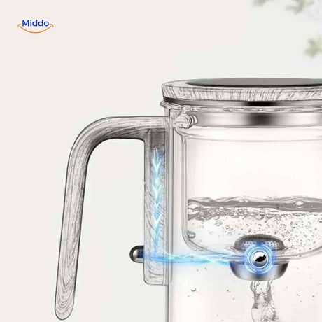 magnetea theepot technisch ontwerp magnetische infuser www.middo.nl
