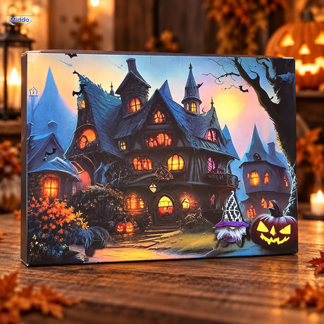 FestiveFrights Halloween gnome aftelbox in warme Halloween-sfeer