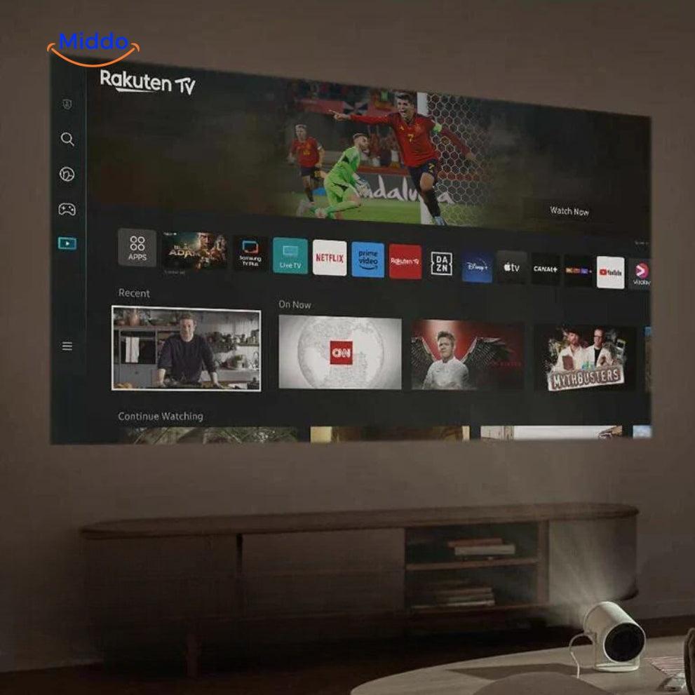 MiddoPRO Smart TV Entertainment Voor Alle Seizoenen Met 4000 Apps