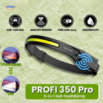 nightray hoofdlamp 230 graden cob led verlichting www.middo.nl