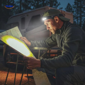 nightray hoofdlamp kaartlezen bij kamperen www.middo.nl
