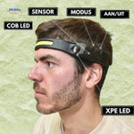 nightray hoofdlamp led hoofdband met sensor www.middo.nl