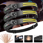 nightray hoofdlamp led hoofdband set met sensorfunctie www.middo.nl