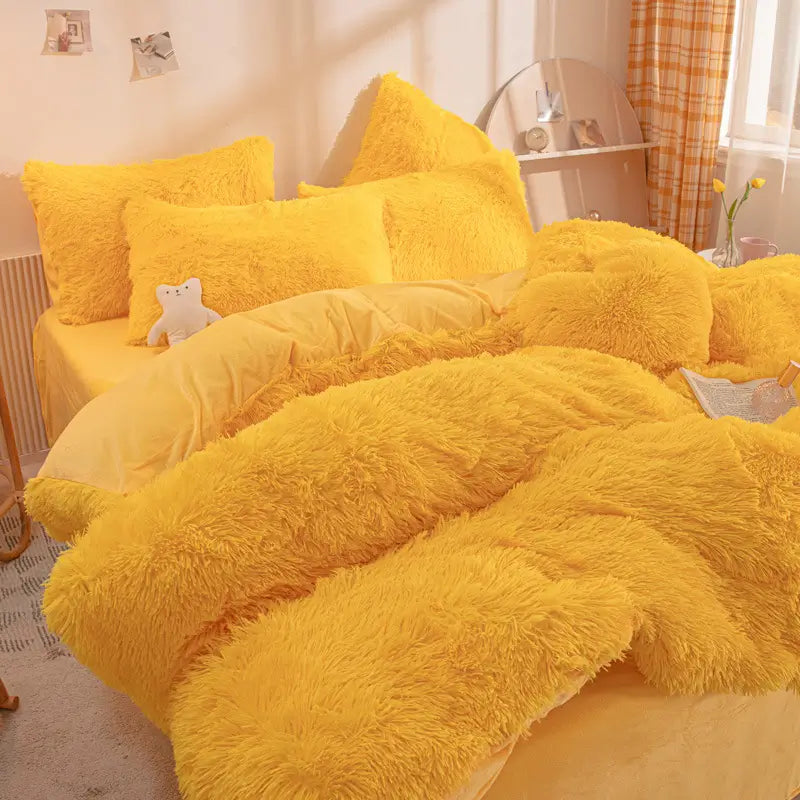 Teddy Fluffy Fleece Beddengoed Set | Warm & Extra Zacht