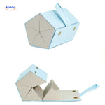 optigarde brillenkoker blauw 5 vaks vouwetui voor brillen www.middo.nl