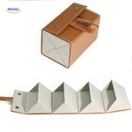 optigarde brillenkoker caramel 4 vaks opbergdoos www.middo.nl