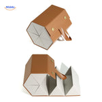 optigarde brillenkoker caramel 6 vaks opvouwbare case www.middo.nl