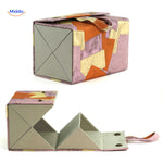 optigarde brillenkoker roze bloemen 4 vaks moderne brillendoos www.middo.nl