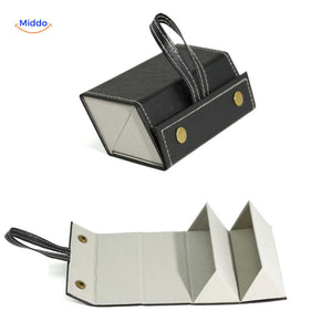 optigarde brillenkoker zwart 2 vaks reisbrillenkoker www.middo.nl