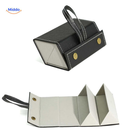 optigarde brillenkoker zwart 2 vaks reisbrillenkoker www.middo.nl
