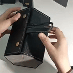 optigarde brillenkoker zwart 6 vaks handen tonen openklapfunctie www.middo.nl