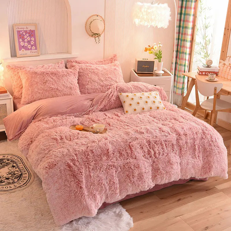 Teddy Fluffy Fleece Beddengoed Set | Warm & Extra Zacht