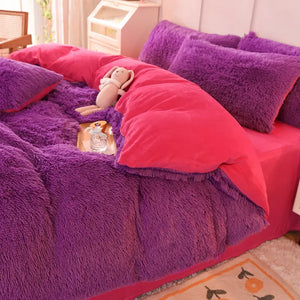 Teddy Fluffy Fleece Beddengoed Set | Warm & Extra Zacht
