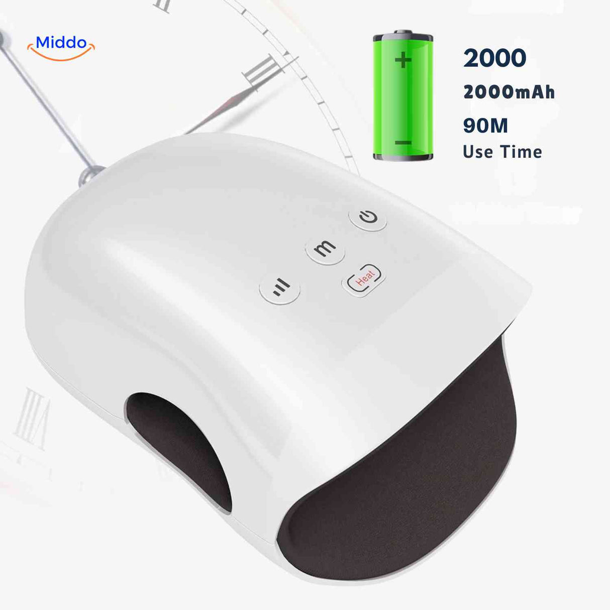 palmex massager langdurige gebruikstijd met sterke batterij www.middo.nl