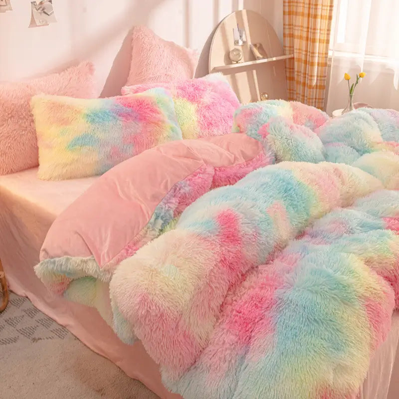 Teddy Fluffy Fleece Beddengoed Set | Warm & Extra Zacht