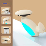 penguino kraan beige modern waterbesparende luxe badkamerkraan www.middo.nl