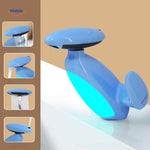 penguino kraan blauw modern waterbesparende luxe badkamerkraan www.middo.nl