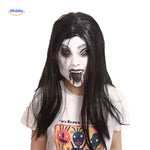 phantomix masker demonisch masker met zwarte tong en rode ogen www.middo.nl