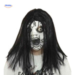 phantomix masker schreeuwmasker met zwarte barsten en horrorogen www.middo.nl