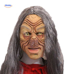 phantomix masker wrattige heksenmasker met groene katogen www.middo.nl