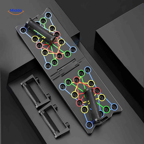powerfit push up board multifunctioneel trainingsbord zwart www.middo.nl
