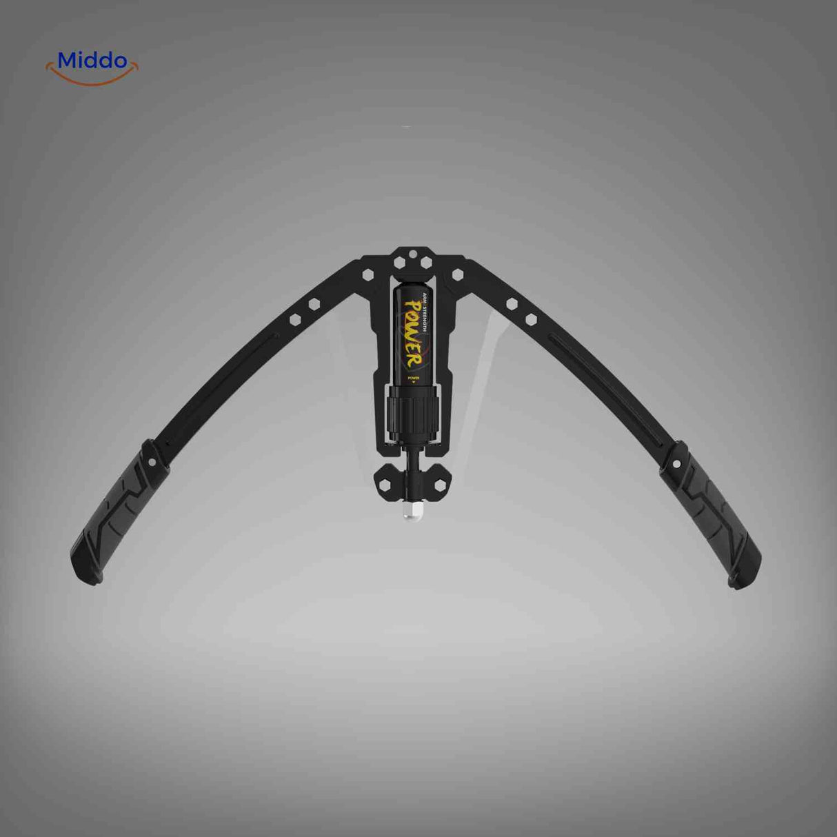powerflex arm trainer uitgevouwen borsttrainer www.middo.nl