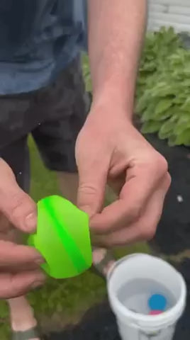 Splashora Waterballon demo video vullen herbruikbare waterballon www.middo.nl