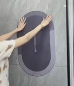 Aquastep Badmat oprollen droogt snel www.middo.nl