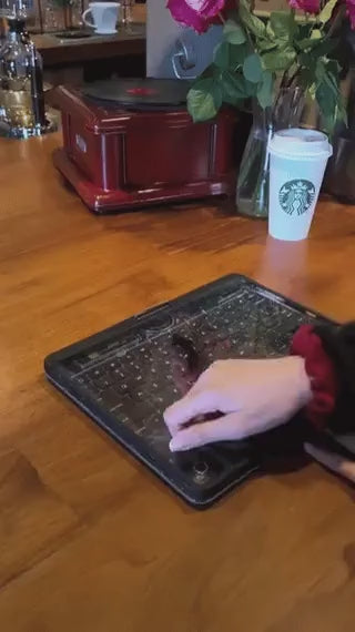 rotapad toetsenbordhoes waterproof afwasbare ipad case met transparant deksel www.middo.nl