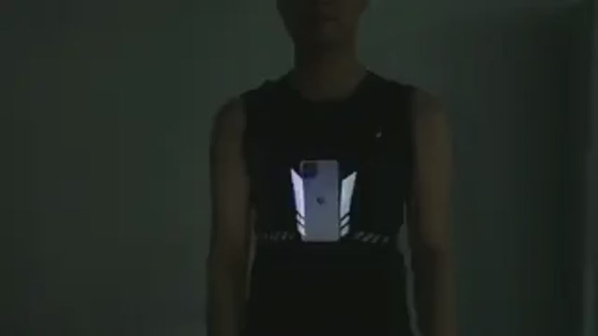 HydroRun Sporttas reflecterend telefoonvest voor nachtveiligheid www.middo.nl