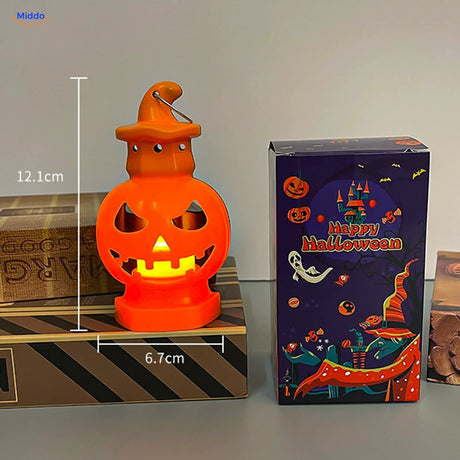 PumpkinGlow™ heksenhoedlantaarn met warme gloed