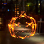 pumpkoglow lamp halloween lichtsnoer pompoen oranje led raamdecoratie www.middo.nl
