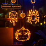 pumpkoglow lamp halloween lichtsnoer raamdecoratie pompoen spin oog www.middo.nl
