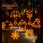 pumpkoglow lamp halloween lichtsnoer volledige set 7 stuks raamdecoratie www.middo.nl